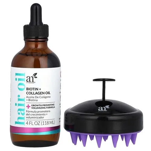 artnaturals, Kit para el crecimiento del cabello, Biotina y aceite de colágeno, Kit de 2 piezas