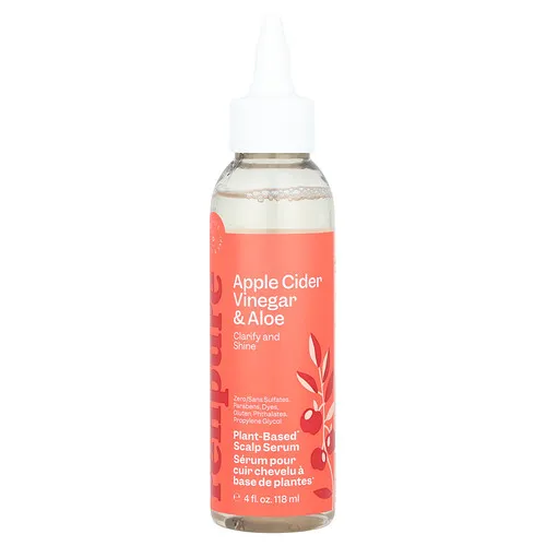 Renpure, Sérum de origen vegetal para el cuero cabelludo, Vinagre de sidra de manzana y aloe, 118 ml (4 oz. líq.)