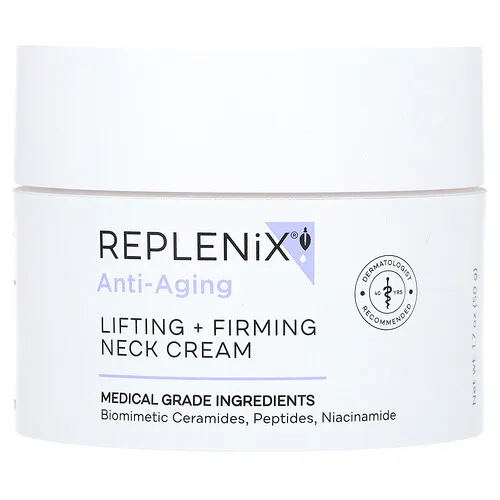 Replenix, Crema antiedad, Crema para el cuello con efecto lifting y reafirmante, 50 g (1,7 oz)