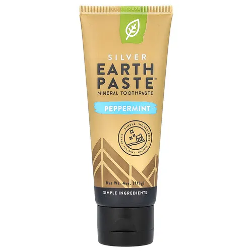 Redmond, Silver Earth Paste®, Pasta dental mineral, Menta, 113 g (4 oz)