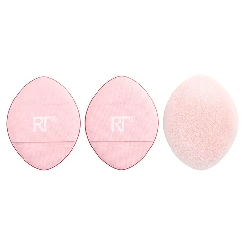 Real Techniques, Trío de minibolas milagrosas para polvos, Paquete de 3