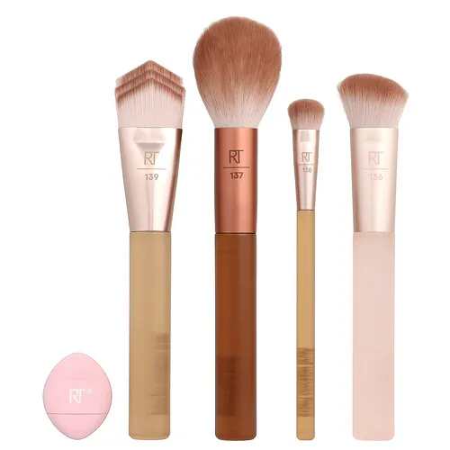 Real Techniques, Nuevo Nudes 2.0, Set de base difuminada, Set de 5 piezas
