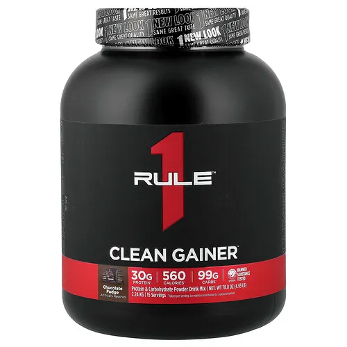 Rule One Proteins, Clean Gainer, Fudge de chocolate, 2,24 kg (4,93 lb)