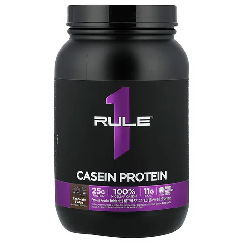 Rule One Proteins, Proteína de caseína, Dulce de chocolate, 910 g (2,01 lb)