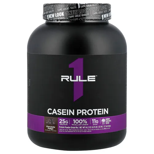 Rule One Proteins, Proteína de caseína, Dulce de chocolate, 1,82 kg (4,01 lb)