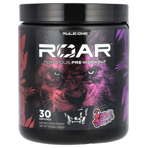 Rule One Proteins, Roar, Preentrenamiento feroz, Uva silvestre, 285 g (10,05 oz)