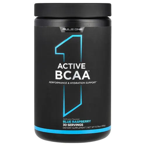 Rule One Proteins, BCAA activos, Frambuesa azul, 390 g (13,76 oz)