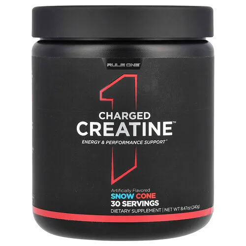 Rule One Proteins, Charged, Creatina, Cono helado, 240 g (8,47 oz)