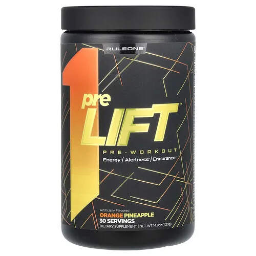 Rule One Proteins, preLIFT, Suplemento preentrenamiento, Naranja y piña, 420 g (14,8 oz)