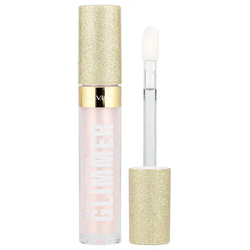 Revlon, Brillo de labios Super Lustrous Glimmer™, 001 Diamond Drama, 3,8 ml (0,13 oz. líq.)