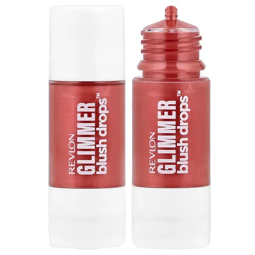 Revlon, Glimmer Blush Drops™, 101 Coralicious, 9,4 ml (0,32 oz. líq.)