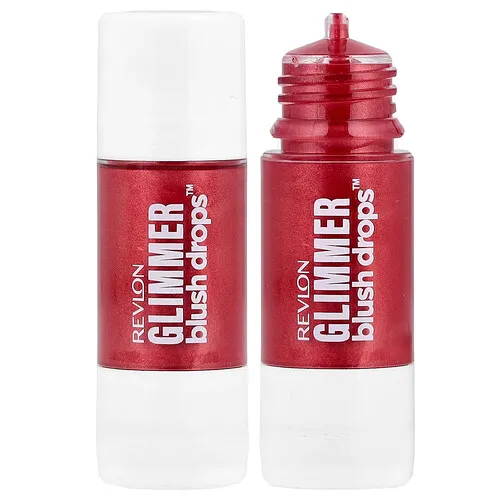 Revlon, Glimmer Blush Drops™, 103 Field of Roses, Gotas de rubor Glimmer Blush, 9,4 ml (0,32 oz. líq.)