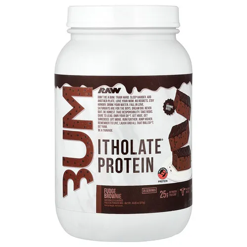 Raw Nutrition, Bum, Itholate® Protein, Brownie con ganache, 875 g (30,86 oz)
