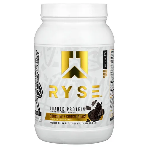 RYSE, Proteína cargada, Explosión de galletas de chocolate`` 1056 g (2,3 lb)
