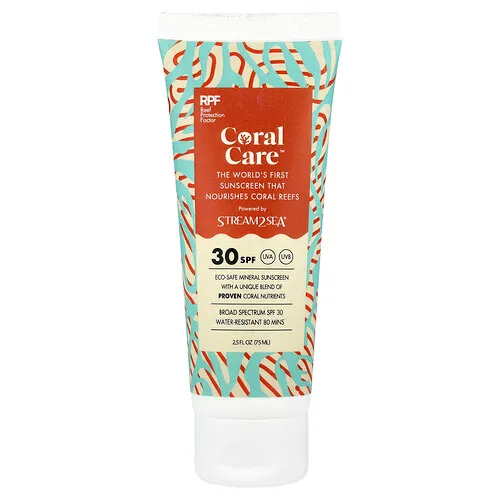 Stream2Sea, Protector solar Coral Care™, FPS 30, 75 ml (2,5 oz. líq.)