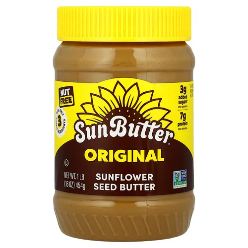 SunButter, Mantequilla de semilla de girasol, Original, 454 g (16 oz)