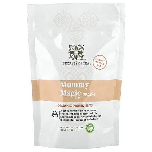 Secrets of Tea, Té Mummy Magic®, Melocotón, 20 bolsitas de té, 41 g (1,47 oz)