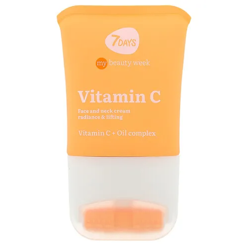 7Days Beauty, Vitamina C, Crema iluminadora y reafirmante de doble acción, 80 ml (2,7 oz. líq.)