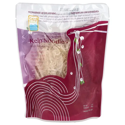 Sea Tangle Noodle Company, Fideos de kelp con konaberry, 340 g (12 oz)