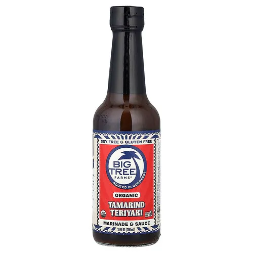 Big Tree Farms, Teriyaki de tamarindo orgánico, Adobo y salsa, 296 ml (10 oz. líq.)