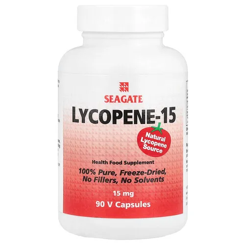 Seagate, Licopeno-15, 15 mg, 90 cápsulas V
