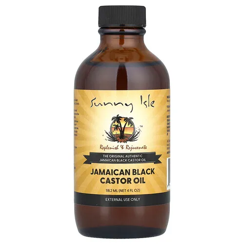Sunny Isle, Aceite de ricino negro de Jamaica, 118 ml (4 oz. líq.)
