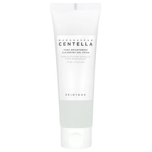 SKIN1004, Centella de Madagascar, Espuma en gel de limpieza e iluminación para tonificar la piel, 125 ml (4,22 oz. líq.)