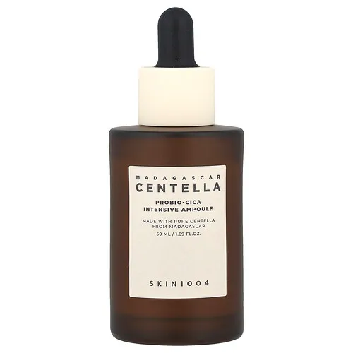 SKIN1004, Centella de Madagascar, Ampolla intensiva con probióticos y cica, 50 ml (1,69 oz. líq.)