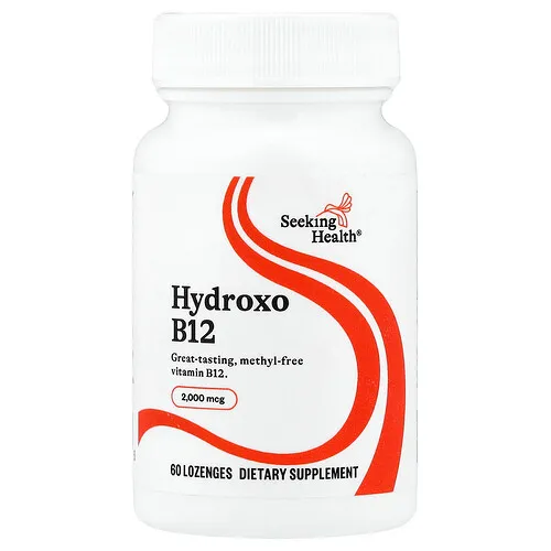 Seeking Health, Hydroxo B12, 2000 mcg, 60 pastillas