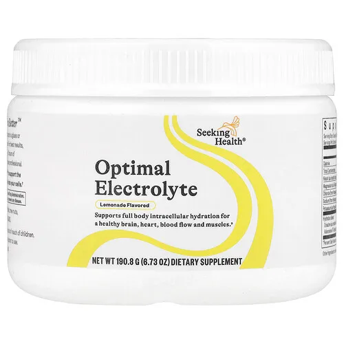 Seeking Health, Electrolitos óptimos, Limonada, 190,8 g (6,73 oz)