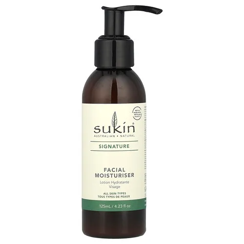 Sukin, Signature, Humectante facial, 125 ml (4,23 oz. líq.)
