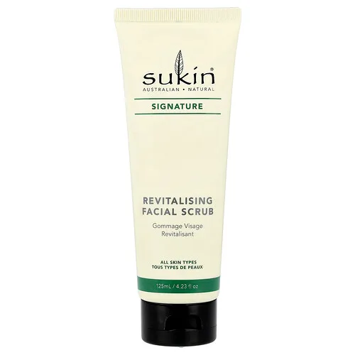 Sukin, Exfoliante facial revitalizante, Todo tipo de piel, 125 ml (4,23 oz. líq.)