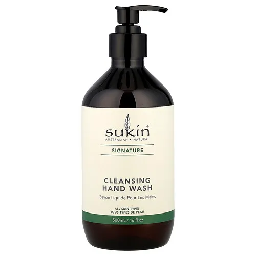 Sukin, Signature, Jabón líquido para manos, Todo tipo de piel, 500 ml (16 oz. líq.)