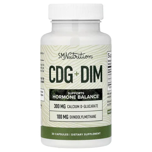 SMNutrition, CDG y DIM, 30 cápsulas