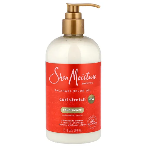 SheaMoisture, Acondicionador, Estiramiento de rizos, Aceite de melón de Kalahari, 384 ml (13 oz. líq.)