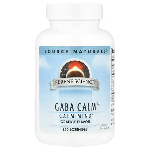 Source Naturals, Serene Science®, GABA Calm®, Naranja, 120 pastillas