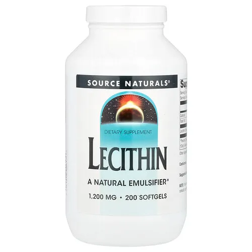 Source Naturals, Lecithin, 200 Cápsulas Blandas