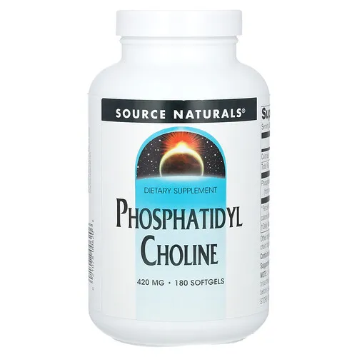 Source Naturals, Fosfatidilcolina, 420 mg, 180 cápsulas blandas