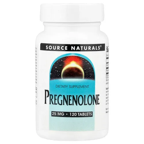 Source Naturals, Pregnenolona, 25 mg, 120 comprimidos