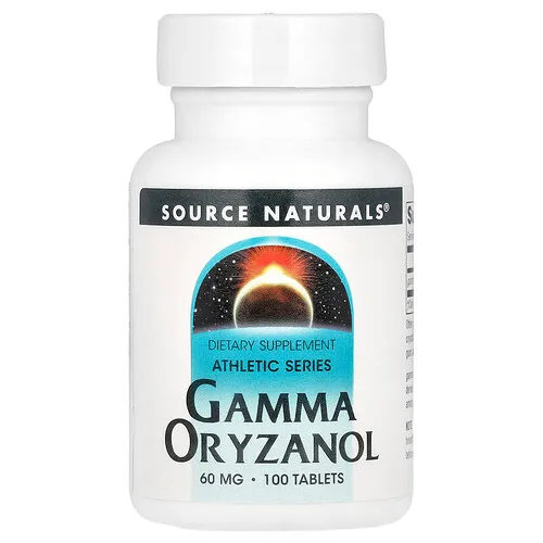 Source Naturals, Athletic Series, Gamma-orizanol, 60 mg, 100 comprimidos