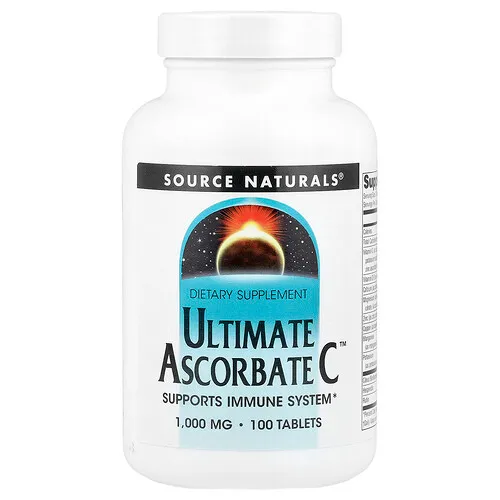 Source Naturals, Ultimate Ascorbate C™, 100 comprimidos