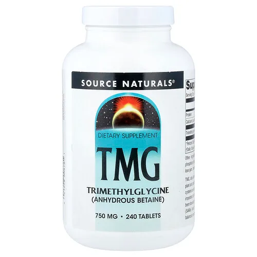 Source Naturals, TMG, 750 mg, 240 comprimidos