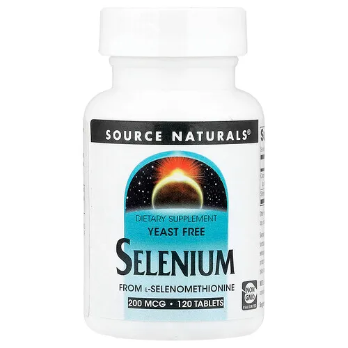 Source Naturals, Selenio, 120 comprimidos