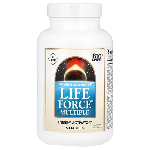 Source Naturals, Life Force® Multivitamínico, Sin hierro, 60 comprimidos