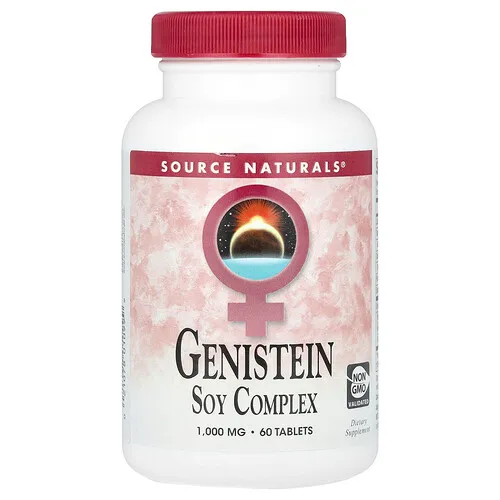 Source Naturals, Complejo de soya y genisteína, 60 comprimidos