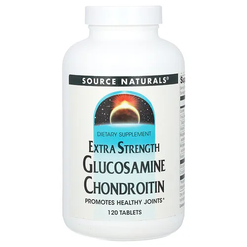 Source Naturals, Glucosamina y condroitina, 120 comprimidos