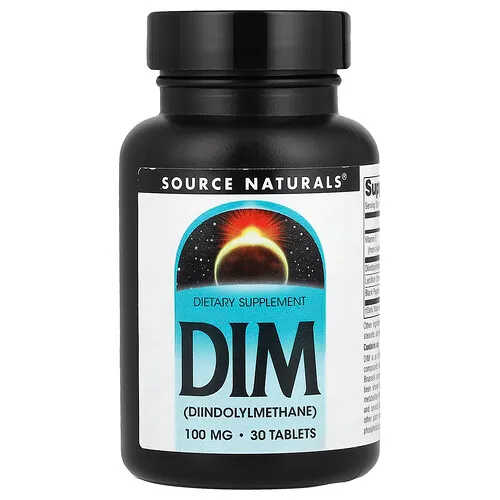 Source Naturals, DIM, 100 mg, 30 comprimidos