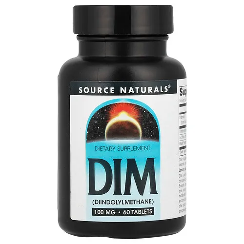 Source Naturals, DIM, 100 mg, 60 comprimidos