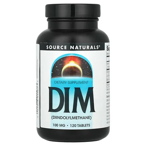 Source Naturals, DIM, 100 mg, 120 comprimidos