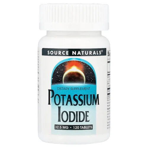 Source Naturals, Yoduro de potasio, 120 comprimidos